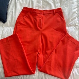Express Bright Orange Work Pants Never Worn!!